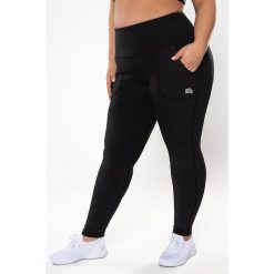 Legginsy fitness damskie Rough Radical Cosy Plus size. Czarne legginsy ROUGH RADICAL, plus size, bez wzorów. Za 159.90 zł.