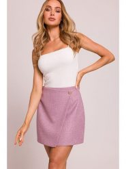 Made of emotion Spódnica w kolorze fioletowym rozmiar: M. Różowe spódnice Made Of Emotion, m, bez wzorów, mini. Za 189.99 zł.