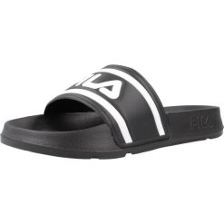 Sandały FILA MORRO BAY SLIPPER WMN Czarny. Czarne sandały Fila, bez wzorów, z materiału, bez obcasa, bez zapięcia. Za 79.00 zł.