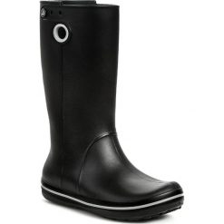 Kalosze CROCS - Crocband Jaunt Womens 10970 Black. Czarne kalosze Crocs, bez wzorów, z tworzywa sztucznego. W wyprzedaży za 149.00 zł.