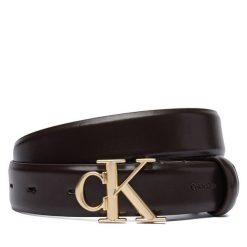 Pasek Calvin Klein. Czarne paski Calvin Klein, bez wzorów. Za 249.99 zł.
