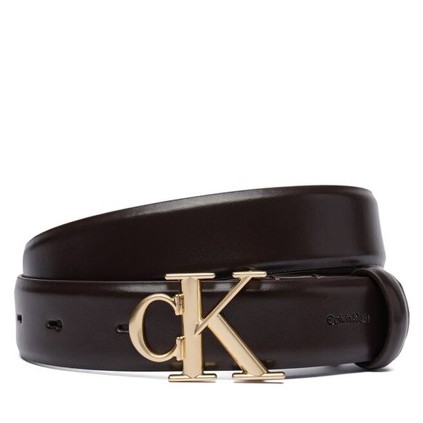Pasek Calvin Klein. Czarne paski Calvin Klein, bez wzorów. Za 249.99 zł.