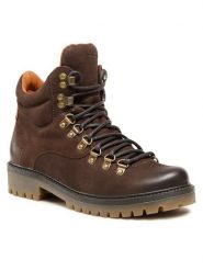 Lasocki Trapery WB-ASPIN-05 Brązowy. Brązowe trapery i śniegowce Lasocki, z nubiku. Za 269.99 zł.