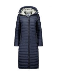 Canadian Peak Płaszcz pikowany "Azuleak" w kolorze granatowym rozmiar: M. Niebieskie płaszcze Canadian Peak, m, bez wzorów, bez kaptura. Za 173.99 zł.