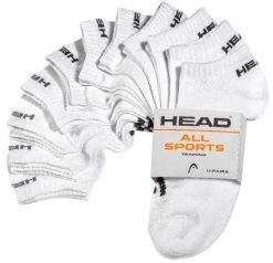 Skarpety Head Elements Sneaker 11 par, niskie, białe, rozmiar 35-38. Białe skarpety Head, bez wzorów, z bawełny. Za 167.99 zł.