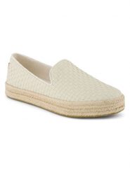 TOMS Espadryle w kolorze kremowym rozmiar: 38. Brązowe espadryle Toms, bez wzorów, bez obcasa, bez zapięcia. Za 165.99 zł.