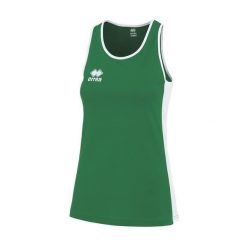 Damski tank top Errea Rachele. Białe topy ERREA, bez wzorów, bez kołnierzyka, bez ramiączek. W wyprzedaży za 111.00 zł.