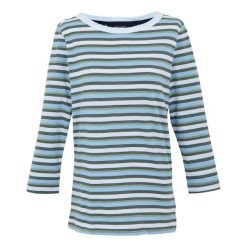 T-shirt Damski W Paski Baylette II. Białe t-shirty Regatta, s, bez wzorów, bez kołnierzyka, bez ramiączek. Za 58.99 zł.