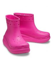 Crocs Kalosze "Crush" w kolorze różowym rozmiar: 38/39. Różowe kalosze Crocs, bez wzorów, z materiału. Za 174.95 zł.