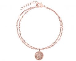 Bransoletka ze stali szlachetnej z kryształami. Bransoletki Artelioni, ze stali. Za 149.00 zł.