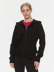 Guess Bluza Giulia V4RQ19 KC3D2 Czarny Regular Fit. Czarne bluzy Guess, xxs, z aplikacjami, z syntetyku, bez kaptura. Za 219.99 zł.
