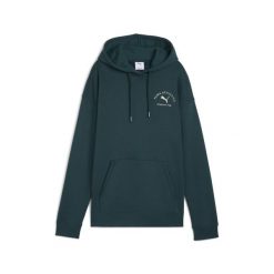 Damska bluza z kapturem PUMA Class o luźnym kroju PUMA Green Terrain. Zielone bluzy Puma, bez wzorów, z kapturem. Za 269.00 zł.