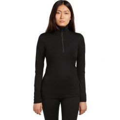 Bluza termoaktywna damska icebreaker 200 Oasis Half Zip. Czarne bielizna sportowa Icebreaker, bez wzorów. Za 369.99 zł.