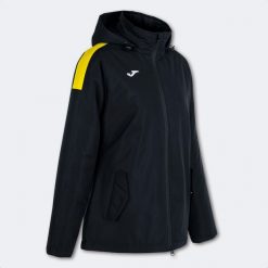 Kurtka sportowa damska Joma Trivor wiatrówka. Czarne kurtki sportowe Joma, s, bez wzorów, bez kaptura. W wyprzedaży za 279.70 zł.