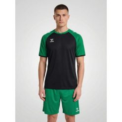 Koszulka Hummel League. Czarne bluzki Hummel, bez wzorów, eleganckie, bez kołnierzyka, bez ramiączek. Za 167.00 zł.