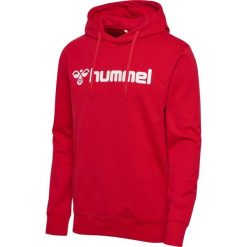 Bluza z kapturem Hummel Go 2.0 Logo. Czerwone bluzy Hummel, bez wzorów, z materiału, z kapturem. Za 199.15 zł.