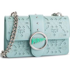 Torebka PINKO - Mini Love Laser Tracolla PE 19 PLTT 1P21BF Y5EQ Verde Acqua/Verde SS6. Niebieskie torebki klasyczne Pinko, bez wzorów, ze skóry, bez dodatków. W wyprzedaży za 769.00 zł.