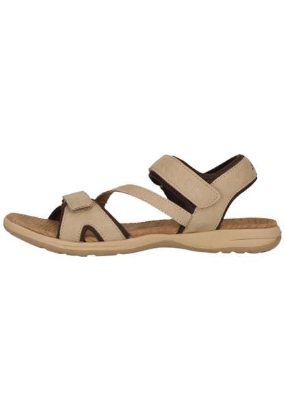 Sandały damskie Whistler Zamora. Brązowe sandały Whistler, bez wzorów, z materiału, eleganckie, bez obcasa, bez zapięcia. Za 211.50 zł.