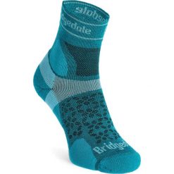 Damskie skarpety Trail Run Bridgedale Ultralight T2 Merino. Zielone skarpety Bridgedale, bez wzorów. Za 79.99 zł.