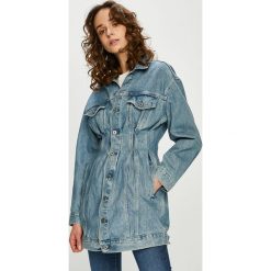 Levi's Made & Crafted - Kurtka. Niebieskie kurtki Levi's® Made & Crafted, l, bez wzorów, z bawełny, bez kaptura. W wyprzedaży za 569.90 zł.