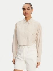 Calvin Klein Jeans Koszula J20J225078 Beżowy Regular Fit. Brązowe koszule Calvin Klein Jeans, xxl, bez wzorów, z bawełny, bez kołnierzyka, bez ramiączek. Za 219.99 zł.