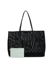 Calvin Klein Torebka Emblem Mesh Xl Tote LV04F3422G Czarny. Czarne torebki klasyczne Calvin Klein, bez wzorów, z materiału, bez dodatków. Za 569.99 zł.