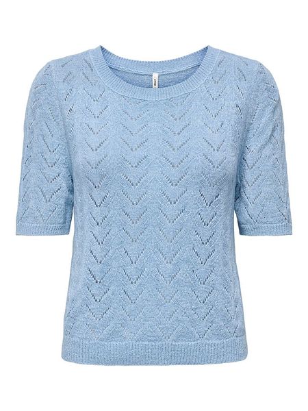 ONLY Sweter w kolorze błękitnym rozmiar: M. Niebieskie swetry Only, m, bez wzorów, bez ramiączek. Za 76.39 zł.