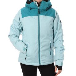 Kurtka zimowa na narty i snowboard damska O'Neill 10K. Niebieskie kurtki narciarskie O'Neill, bez wzorów, z poliesteru, bez kaptura, narciarskie. Za 359.00 zł.