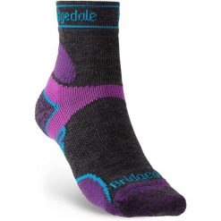 Skarpety biegowe Bridgedale Ultra Lt T2 Coolmax Sport 3/4. Zielone skarpety Bridgedale, bez wzorów. Za 84.99 zł.