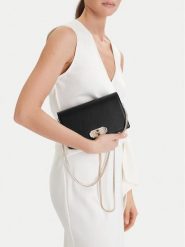 Nine West Torebka EO-Bellis-LX20070 Czarny. Czarne torebki klasyczne Nine West, bez wzorów, z materiału, bez dodatków. Za 219.99 zł.