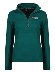 Canadian Peak Bluza polarowa "Tugeak" w kolorze ciemnozielonym rozmiar: XXL. Zielone bluzy sportowe Canadian Peak, xxl, bez wzorów, z materiału, bez kaptura. Za 56.79 zł.
