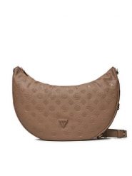 Guess Torebka Deesa Logo HWPG93 49030 Brązowy. Brązowe torebki klasyczne Guess, z aplikacjami, ze skóry, bez dodatków. Za 319.99 zł.