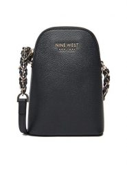 Nine West Torebka CEO-BRAVE-LA374-4086 Czarny. Czarne listonoszki Nine West, bez wzorów, z materiału, bez dodatków. Za 129.99 zł.