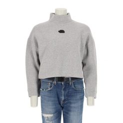 Second life - Damska szara bluza TNF - Jak nowy. Szare bluzy The North Face, bez wzorów, bez kaptura. Za 127.76 zł.