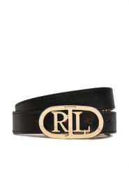 Lauren Ralph Lauren Pasek Damski Oval Rev 25 412883714003 Brązowy. Brązowe paski Lauren Ralph Lauren, bez wzorów, ze skóry. Za 299.99 zł.