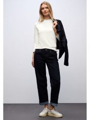 Street One Koszulka w kolorze kremowym rozmiar: 44. Brązowe bluzki Street One, bez wzorów, street, bez kołnierzyka, bez ramiączek. Za 74.28 zł.