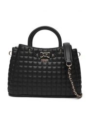 Guess Torebka Nadira HWQG84 24060 Czarny. Czarne torebki klasyczne Guess, z aplikacjami, ze skóry, bez dodatków. Za 579.99 zł.