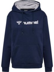 Bluza damska z kapturem Hummel Mover. Niebieskie bluzy Hummel, l, bez wzorów, z bawełny, z kapturem. Za 176.50 zł.