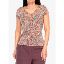 Koszulka damska Royal Robbins Featherweight Tee. Czerwone koszulki sportowe ROYAL ROBBINS, bez wzorów, bez ramiączek. Za 214.99 zł.