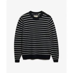 Bluza damska Superdry Essential Jumper. Niebieskie bluzy Superdry, s, bez wzorów, bez kaptura. Za 334.90 zł.