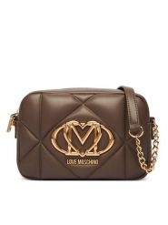 LOVE MOSCHINO Torebka JC4038PP1OLC0203 Brązowy. Brązowe listonoszki Love Moschino, bez wzorów, ze skóry, bez dodatków. Za 879.99 zł.