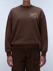 Napapijri Bluza w kolorze brązowym rozmiar: M. Brązowe bluzy Napapijri, m, bez wzorów, bez kaptura. Za 162.87 zł.