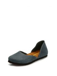 Comfortfusse Skórzane baleriny w kolorze granatowym rozmiar: 37. Niebieskie baleriny Comfortfüße, bez wzorów, z okrągłym noskiem, bez obcasa. Za 260.99 zł.