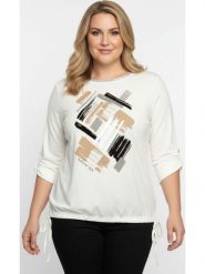 WITT WEIDEN Koszulka w kolorze białym rozmiar: 48. Białe bluzki WITT WEIDEN, bez wzorów, bez kołnierzyka, bez ramiączek. Za 34.99 zł.