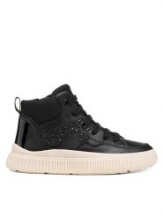 Geox Sneakersy J Laquinny Girl J66M3D 05402 C9999 S Czarny. Czarne kardigany Geox, m, bez wzorów, ze skóry. Za 299.99 zł.