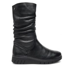 Botki Caprice. Brązowe botki Caprice, bez wzorów, bez obcasa, na płaskiej podeszwie, bez zapięcia. Za 589.99 zł.