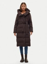 Vero Moda Płaszcz zimowy Leonie 10311566 Brązowy Regular Fit. Brązowe płaszcze Vero Moda, na zimę, m, bez wzorów, z syntetyku, bez kaptura. Za 499.99 zł.