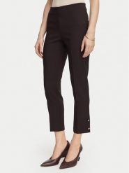Rinascimento Spodnie capri CFC0130137003 Brązowy ciemny Slim Fit. Brązowe spodnie materiałowe Rinascimento, xl, bez wzorów, z materiału. Za 469.99 zł.