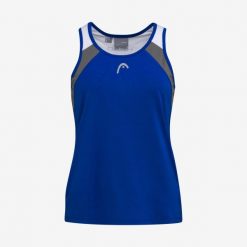 Koszulka bez rękawów damska CLUB 22 Tank Top. Czerwone koszulki sportowe Head, bez wzorów, z poliesteru, bez ramiączek, tenisowe. W wyprzedaży za 101.50 zł.