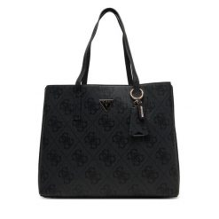 Torebka Guess. Szare shopper Guess, z aplikacjami, bez dodatków. Za 749.99 zł.